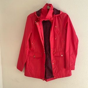 NWOT women’s hot pink rain jacket!